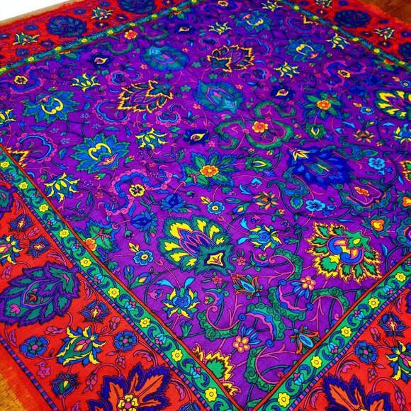 Liz Claiborne ~ Square Scarf ~ Vintage ~ Excellent Condition - Picture 1 of 7